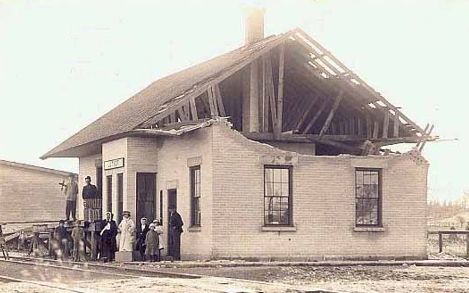 Luther MI depot